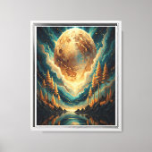 Anderewereldse Harmonie Canvas Afdruk (Voorkant)