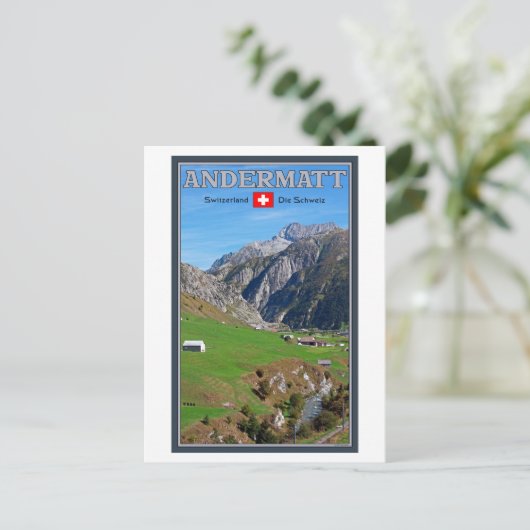 Andermatt Briefkaart (Staand voorkant)