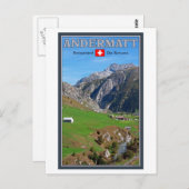 Andermatt Briefkaart (Voorkant / Achterkant)