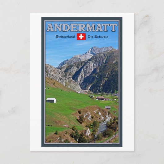 Andermatt Briefkaart (Voorkant)