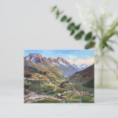 Andermatt, Gotthard 1924 Briefkaart (Staand voorkant)