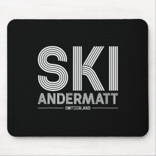 Andermatt Ski Resort Zwitserse Alpen Skiën Zwitser Muismat