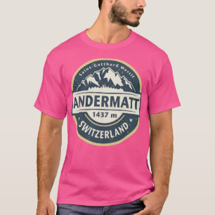 Andermatt Zwitserland T-shirt