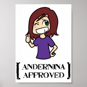 Andernina goedgekeurd poster
