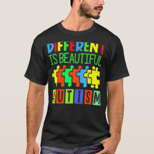 Anders Als Mooie Autisme Autistisch Steun Moeder T-shirt