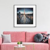 Anders Artistry* A walk in Paris Canvas Print (Insitu (Woonkamer))