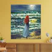 Anders Artistry* die in het moonlight zwerft* Canvas Afdruk (Insitu (Woonkamer))