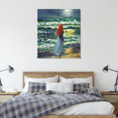 Anders Artistry* die in het moonlight zwerft* Canvas Afdruk (Insitu (Slaapkamer))
