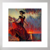 Anders Artistry* Flamingo Danser #3* Poster (Voorkant)