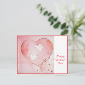 Anders Artistry - "Floating Hearts" Briefkaart (Staand voorkant)