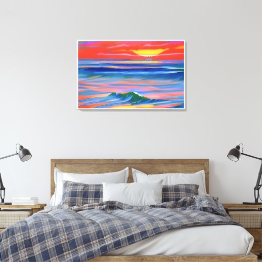 Anders Artistry* Italain Sunset 2* Canvas Afdruk (Insitu (Slaapkamer))