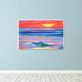 Anders Artistry* Italain Sunset 2* Canvas Afdruk (Insitu (Houten vloer))