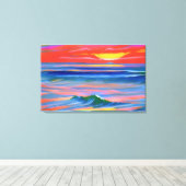 Anders Artistry* Italain Sunset 2* Canvas Afdruk (Insitu (Houten vloer))