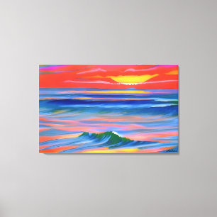 Anders Artistry* Italain Sunset 2* Canvas Afdruk