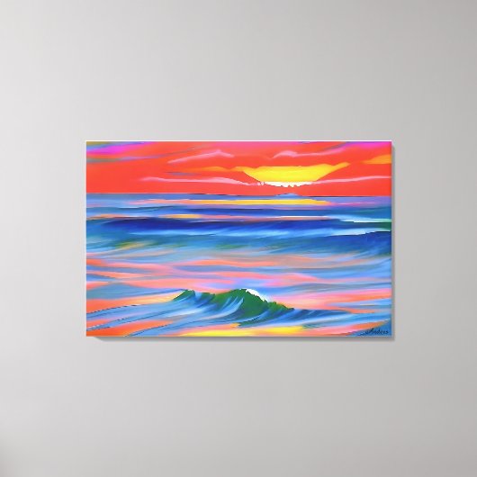 Anders Artistry* Italain Sunset 2* Canvas Afdruk (Voorkant)