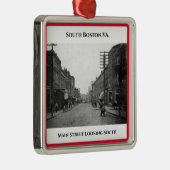 Anders Artistry*Main Street 1900*South Boston,VA. Metalen Ornament (Rechts)