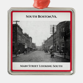 Anders Artistry*Main Street 1900*South Boston,VA. Metalen Ornament