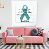 Anders Artistry* MG* I Draag Blauwgroen* Canvas Afdruk (Insitu (Woonkamer))