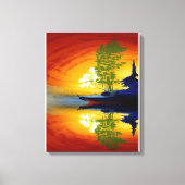 Anders Artistry* Mirrored Sun* Canvas Afdruk (Voorkant)