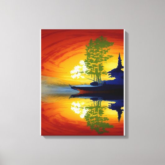 Anders Artistry* Mirrored Sun* Canvas Afdruk (Voorkant)