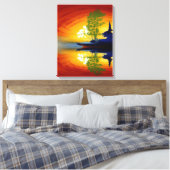 Anders Artistry* Mirrored Sun* Canvas Afdruk (Insitu (Slaapkamer))