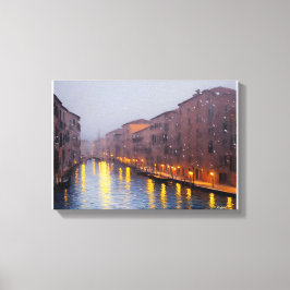 Anders Artistry * Snowfall in the Canel2* Canvas Afdruk