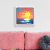 Anders Artistry * Sun Rising* Canvas Afdruk (Insitu (Woonkamer))