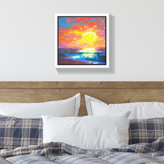 Anders Artistry * Sun Rising* Canvas Afdruk (Insitu (Slaapkamer))