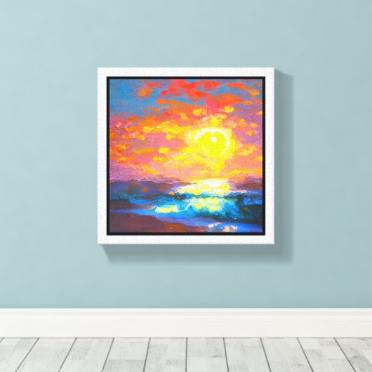Anders Artistry * Sun Rising* Canvas Afdruk (Insitu (Houten vloer))