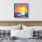 Anders Artistry * Sun Rising* Canvas Afdruk (Insitu (Slaapkamer))
