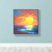 Anders Artistry * Sun Rising* Canvas Afdruk (Insitu (Houten vloer))