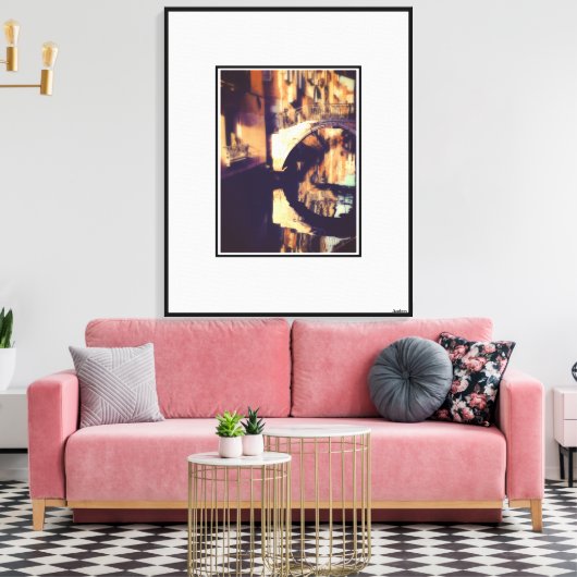 Anders Artistry* Uitzicht van Venetië *3* Canvas Afdruk (Insitu (Woonkamer))