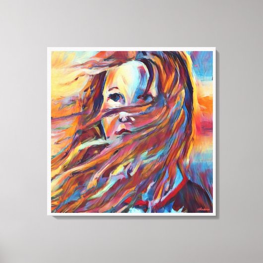 Anders Artistry* Wachten*Impressionistische Waterv Canvas Afdruk (Voorkant)