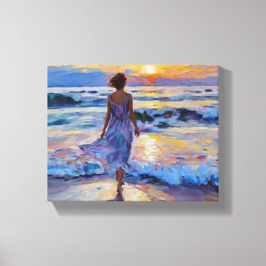 Anders Artistry* Ze loopt naar het daglicht Canvas Afdruk (Voorkant)
