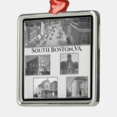 Anders Artistry, Zuid-Boston, VA.Christmas Metalen Ornament (Links)