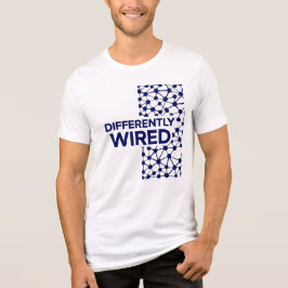 Anders Bedraad – Autisme Bewustzijn Maand Blauw Tri-Blend Shirt