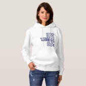 Anders Bedraad – Autisme Maand Blauwe Hoodie (Voorkant volledig)