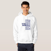Anders Bedraad – Maand van Autismebewustzijn Blauw Hoodie (Voorkant volledig)
