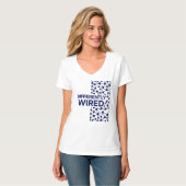 Anders Bedraad – Maand van Autismebewustzijn Blauw T-shirt (Voorkant volledig)