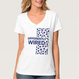 Anders Bedraad – Maand van Autismebewustzijn Blauw T-shirt