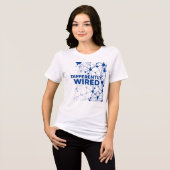 Anders Bedraad – Maand van de Autisme Acceptatie B Tri-Blend Shirt (Voorkant volledig)