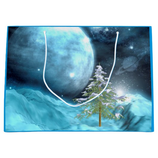 Anders bedwelmd kerstfeest groot cadeauzakje (Voorkant)