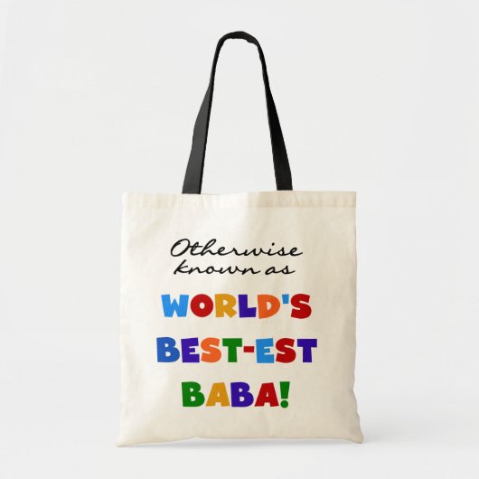 Anders Bekend als best-Baba T-shirts en cadeautjes Tote Bag (Voorkant)