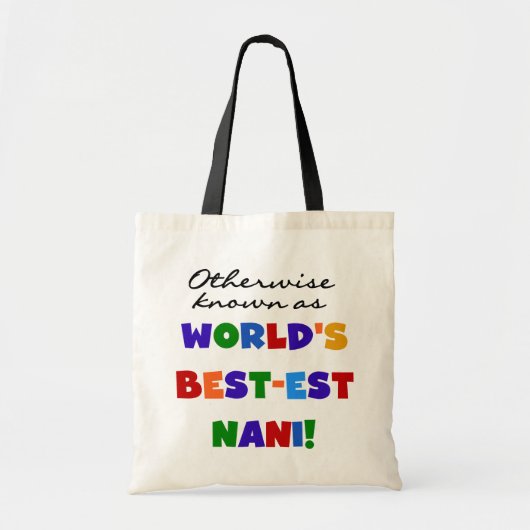 Anders bekend als best-est Nani-overhemden en GIft Tote Bag (Voorkant)