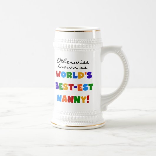 Anders Bekend als best-est nanny Gifts Bierpul (Rechts)