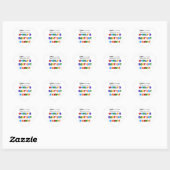 Anders Bekend als best-est nanny Gifts Hart Sticker (Vel)