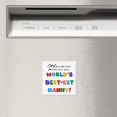 Anders Bekend als best-est nanny Gifts Magneet (Insitu (Vaatwasser))