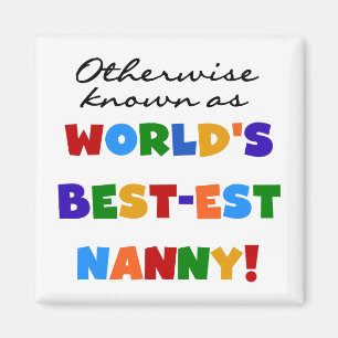 Anders Bekend als best-est nanny Gifts Magneet