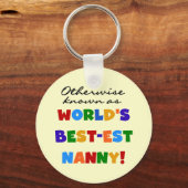 Anders Bekend als best-est nanny Gifts Sleutelhanger (Voorkant)