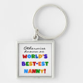 Anders Bekend als best-est nanny Gifts Sleutelhanger (Voorkant)